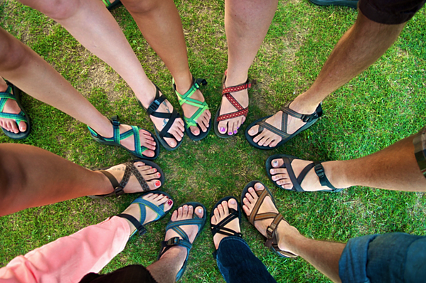 Friends wearing Chaco Shoes