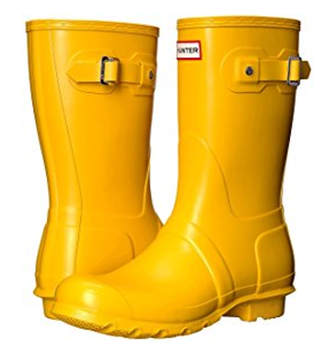 stylish yellow rain boots for women
