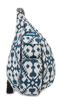 kavu bag blue white pattern Kavu shoulder bag