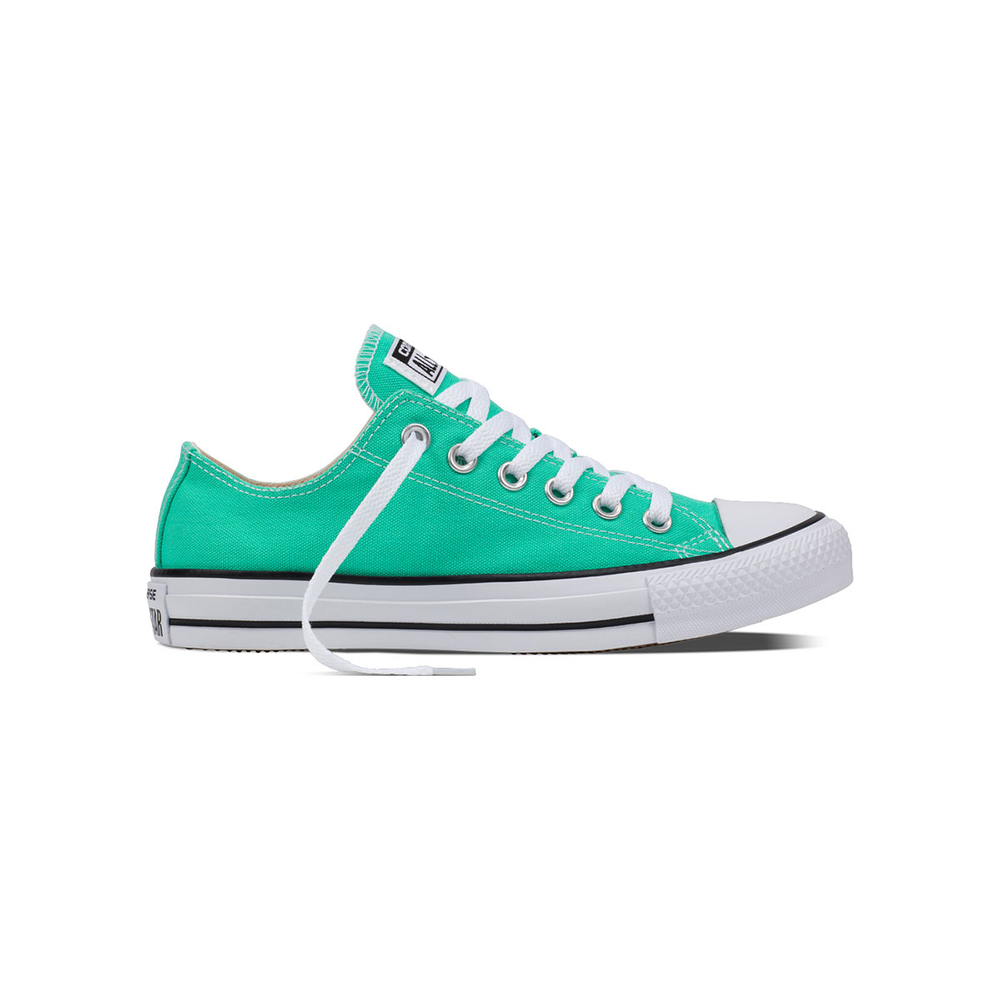 Pastel green converse shoe isolated