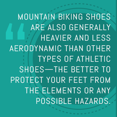 mountain biking shoes quote