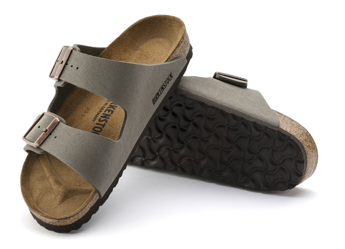 pair birkenstock sandals gray
