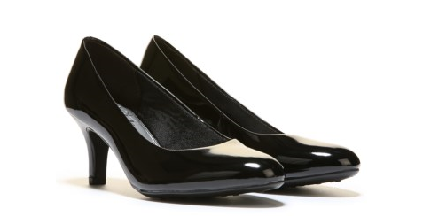 pair black high heels
